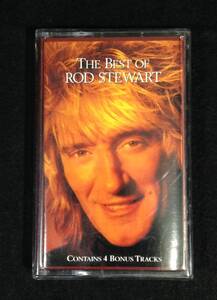 ykbd/24/0404/ym180/pk310/Y/2★カセット　ロッドスチュワート　THE BEST OF ROD STEWART 輸入版