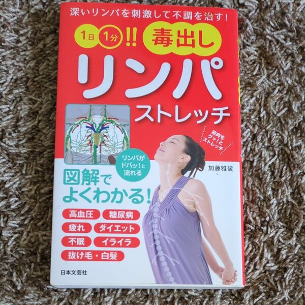 １日１分！！毒出しリンパストレッチ　深いリンパを刺激して不調を治す！図解でよくわかる （日文実用ＰＬＵＳ　Ｐ－３５） 加藤雅俊／著