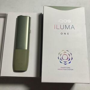 01.2577 売り切り！通電確認済◎!iQOS イルマワン モスグリーン 本体 