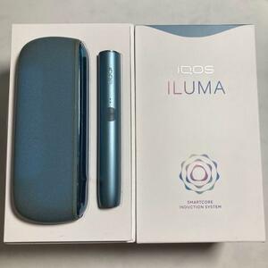 01.3662 売り切り♪通電確認済◎iQOS イルマ アズールブルー 本体 加熱式タバコ 電子タバコ