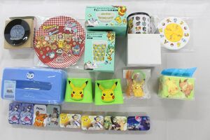 P00】ポケットモンスター ポケモン ブラッキー 他 プレート ティッシュケース 等 まとめ大量グッズセット品