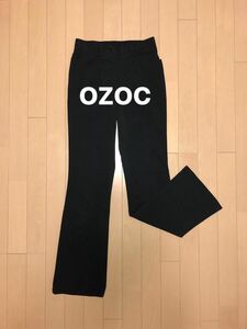 used品　OZOC オゾック　パンツ　黒　股下74股上26Ｗ33もも22裾幅21センチ　ポケット4つ　ややストレッチ素材は不明　