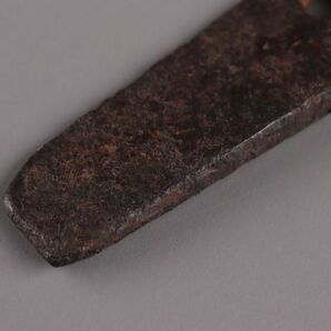 古美術 時代武具 短刀 22.6cm 無銘 登録付 白鞘 時代物 極上品 初だし品 C5198の画像9