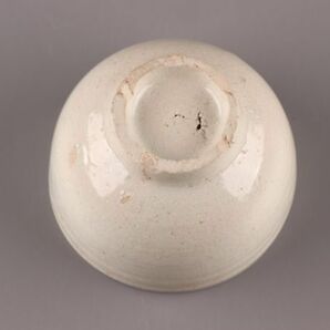 古美術 朝鮮古陶磁器 李朝 白磁 茶碗 時代物 極上品 初だし品 C5363の画像10