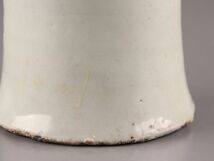 古美術 朝鮮古陶磁器 李朝 白磁 杯台 時代物 極上品 初だし品 C5456_画像9
