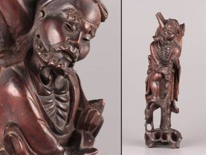 中国古玩 唐物 時代木彫 置物 時代物 極上品 初だし品 C5566