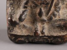 中国古玩 唐物 仏教美術 古銅造 仏像 豆仏 時代物 極上品 初だし品 C5668_画像8