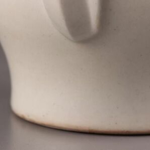 古美術 朝鮮古陶磁器 李朝 白磁 水注 急須 時代物 極上品 初だし品 C5770の画像8