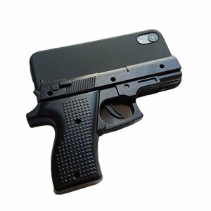 iPhone xs/x -pistol -type Toy Pistol 3d Интересное событие Хэллоуина Eyiphone x Eye Hon xs Case Cover Black Black