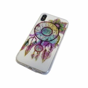 iPhone XS/X ジャケット 絵画絵柄 プリント 光沢 TPU ソフト アイフォン X アイホン XS ケース カバー Believe