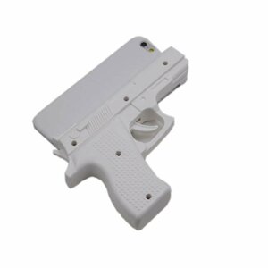 iPhone 6S/iPhone 6 拳銃型 おもちゃ 3D ピストル型 おもしろ ハロウィン アイフォン アイホン 6S 4.7インチ ケース カバー ホワイト 白色