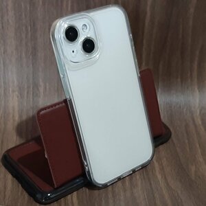 iPhone 15 (無印) クリアタイプ 透明 塩化ビニル/TPU 透ける アイフォン 15 アイホン 15 ハード ケース カバー クリア