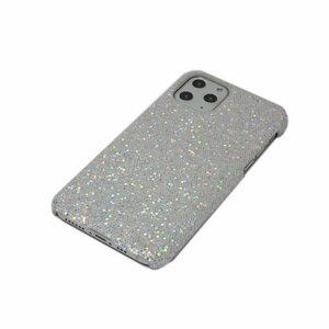 iPhone 11 ジャケット キラキラ ラメ プラスチック 煌びやか 目立つ アイフォン 11 アイホン 11 ケース カバー シルバー 銀色