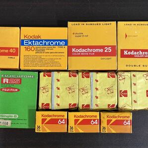 未使用品 カメラフィルム 11点 まとめ売り Kodak Kodachrome FUJIFILM の画像1