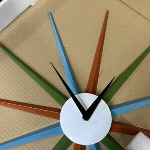 レア 未使用品 BoConcept ボーコンセプト Wall clock 壁掛け時計 SUN 50cm 北欧デンマークの画像9