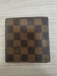 LOUIS VUITTON ルイヴィトン N61675 ダミエ ポルトフォイユ マルコ 二つ折り 財布 CA0023