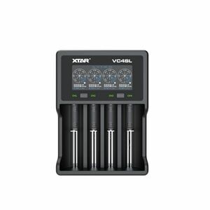 #XTAR high speed USB charger VC4SL [VC4S grade up VERSION ]4 slot battery charger QC3.0 maximum 3Ax1 / 2Ax2 USB Type-C input #