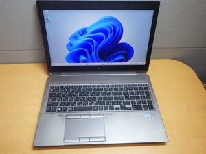 HP ZBook 15 G5 i7-8750H SSD512G QuadroP1000