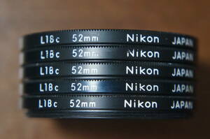 [52mm] Nikon L1Bc 保護フィルター 外観悪い 240円/枚