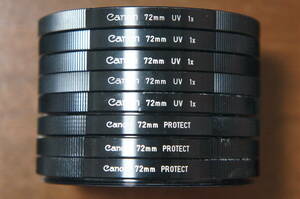 [72mm] Canon UV 1x / PROTECT (NEW)FDレンズ時代フィルター 480円/枚