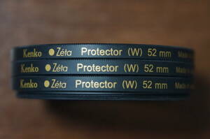[52mm] Kenko Zeta Protector (W) 高級保護フィルター 980円/枚