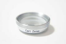 ★美品★[27mm] Carl Zeiss Proxar f=0,1m 銀枠クローズアップフィルター 革ケース付 [F5826]_画像2