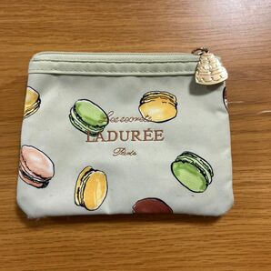 ラデュレ ポーチ ティッシュケース ティッシュポーチ グリーン 緑 小物入れ LADUREE ティッシュ