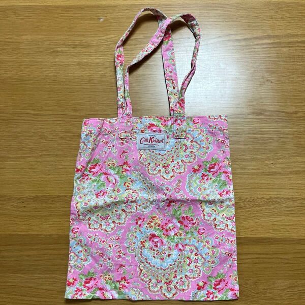 キャスキッドソン コットンブックバッグ ペイズリーホットピンク トートバッグ 花柄 エコバッグ バッグ ピンク コットン