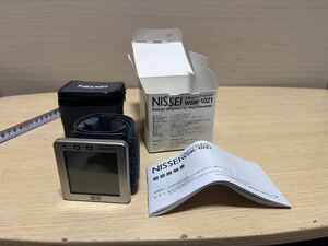 ▽ 美品NISSEI ニッセイ 日本精密測機 手首式デジタル血圧計 WSK-1021 動作品