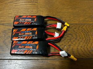 OMPHOBBY 11.1V 650mAh リポバッテリー 長期保管品につきジャンク品扱いで