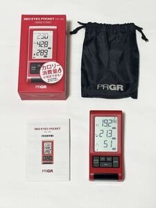 ★☆PRGR RED EYES POCKET HS-110 ヘッド・ボールスピード・距離測定器☆中古☆★