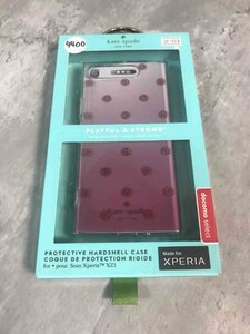 【新品未使用】docomo　select/XPERIA/SO-01Kate spadeハードシェルケース/DotRose ケイトスペード #2【送料無料】