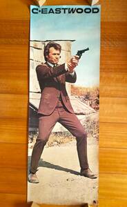 【ポスター】 クリント・イーストウッド　Clint Eastwood　Dirty Harry　( 横 約37㎝　縦 約103㎝ ) 