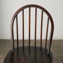 IZ79721N★ercol フープバックチェア アーコール 英国 ヴィンテージ ウィンザー ダイニングチェア 曲木 椅子 エルム イギリス 木製 ブナ_画像2