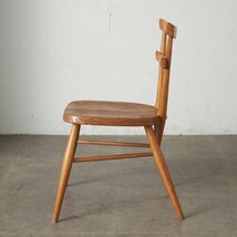 IZ75026F★超レア ERCOL スタッキングチェア 英国 ヴィンテージ ダイニングチェア 無垢材 エルム ブナ 木製 イス 椅子 アーコール イギリス_画像3