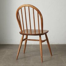 IZ73334N★ercol フープバックチェア アーコール 英国 ヴィンテージ ウィンザー ダイニングチェア 曲木 椅子 エルム イギリス 木製 ブナ_画像4