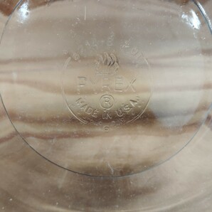 VINTAGE OLD PYREX 6214 6213 耐熱ガラス 昭和レトロ パイレックス 片手鍋 made in usa アメリカヴィンテージ ビンテージ 1950s 1960sの画像2
