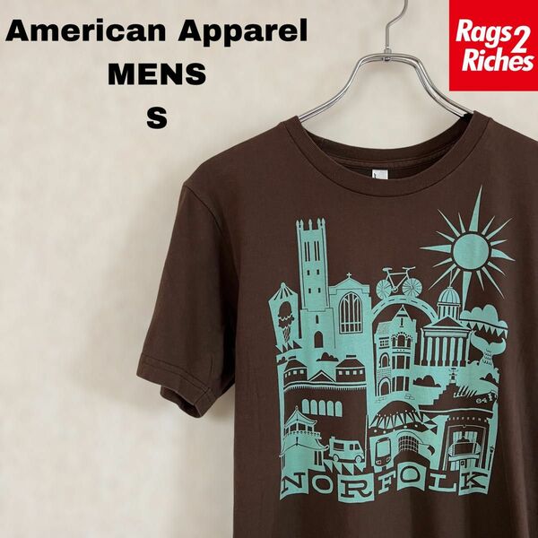American Apparel NORFOLK プリント Tシャツ
