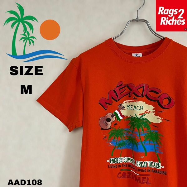 メキシコ ビーチ プリントTシャツ MEXICO BEACH Souvenir