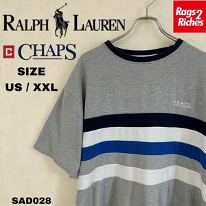 CHAPS × RALPH LAUREN チャップス ラルフローレン ボーダーTシャツ