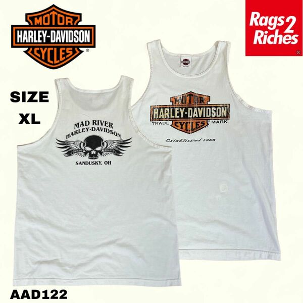 ハーレーダヴィッドソン 両面プリント タンクトップ HARLEY DAVIDSON Tank Top