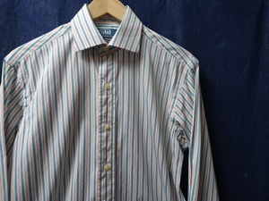 SALE ポロ ラルフローレン 長袖 コットン ストライプ シャツ REGENT CLASSIC FIT / POLO Ralph Lauren アメリカ 古着 71 セール