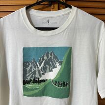 半袖 Tシャツ mont-bell メンズXL 送料無料 白 中古 登山 キャンプ アウトドア 半袖Tシャツ 夏 速乾性 夏 モンベル_画像2