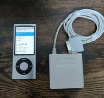 Apple ipod nano アイポッドナノ 第5世代 8G A1320 シルバー ケーブル付き_画像1