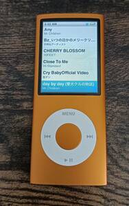 Apple ipodnano アイポッドナノ 第4世代 8G A1285 オレンジ