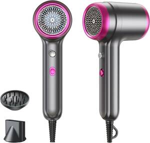 ドライヤー ヘアドライヤー 大風量 速乾 1300W マイナスイオン 57℃恒温冷風/熱風モード 軽量 SKU147