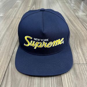 Supreme 22AW Classic Team 5-Panel 5 Panel クラシック キャップ FREE ネイビー