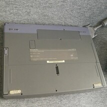 SONY VAIO PCG-723 ジャンク + 3.5インチフロッピードライブ SONY PCGA-FD7_画像6