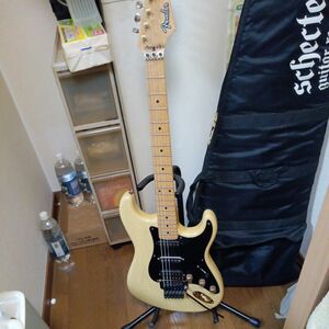 SCHECTER　特注品？ストラトキャスタータイプ　最上級ネック　重量級花梨ボディ？　プロ仕様　本体のみ