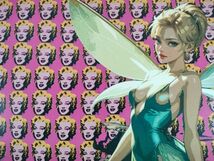 世界限定100枚 DEATH NYC アートポスター 56 ポップアート ティンカーベル 妖精 ディズニー マリリン ウォーホル バンクシー_画像3